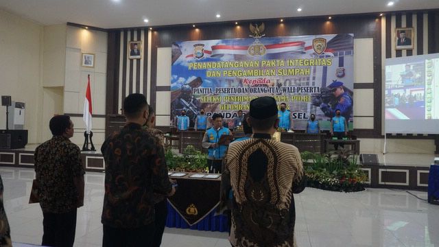 PAKTA INTEGRITAS TAMTAMA POLRI PANDA POLDA SULSEL